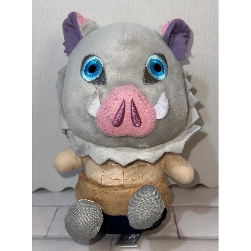 Demon‎ Slayer Inosuke Hashibira Boar Mask Plush Great Eastern Entertainment 2020